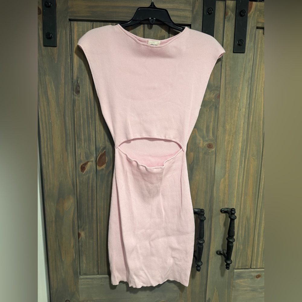 ARITZIA Pink Cut Out Mini Dress M - Picture 5 of 5